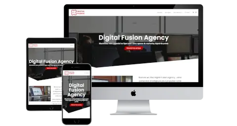 Digital Fusion Agency mockup